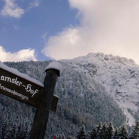 Ferienwohnungen Ramslerhof Inkl. Chiemgaukarte Ruhpolding Eksteriør bilde